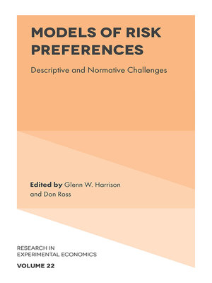 cover image of Models of Risk Preferences